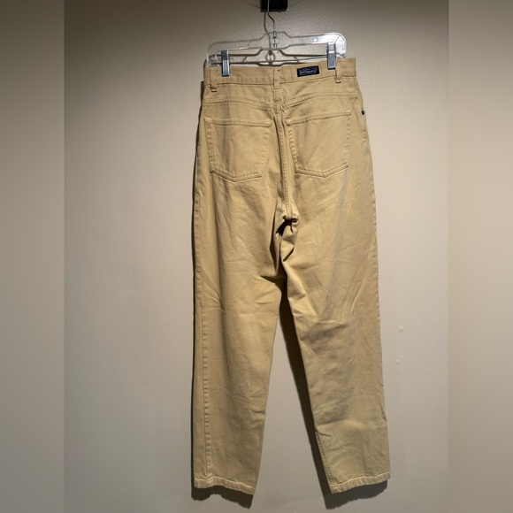 Patagonia Organic Cotton Jeans Khaki yellow womens aize 6 - Picture 6 of 11